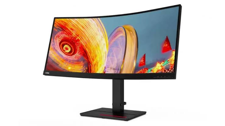 Lenovo ThinkVision P34w-20 34 Curved WQHD (3440 x 1440) Ultrawide Monitor with USB Type-C