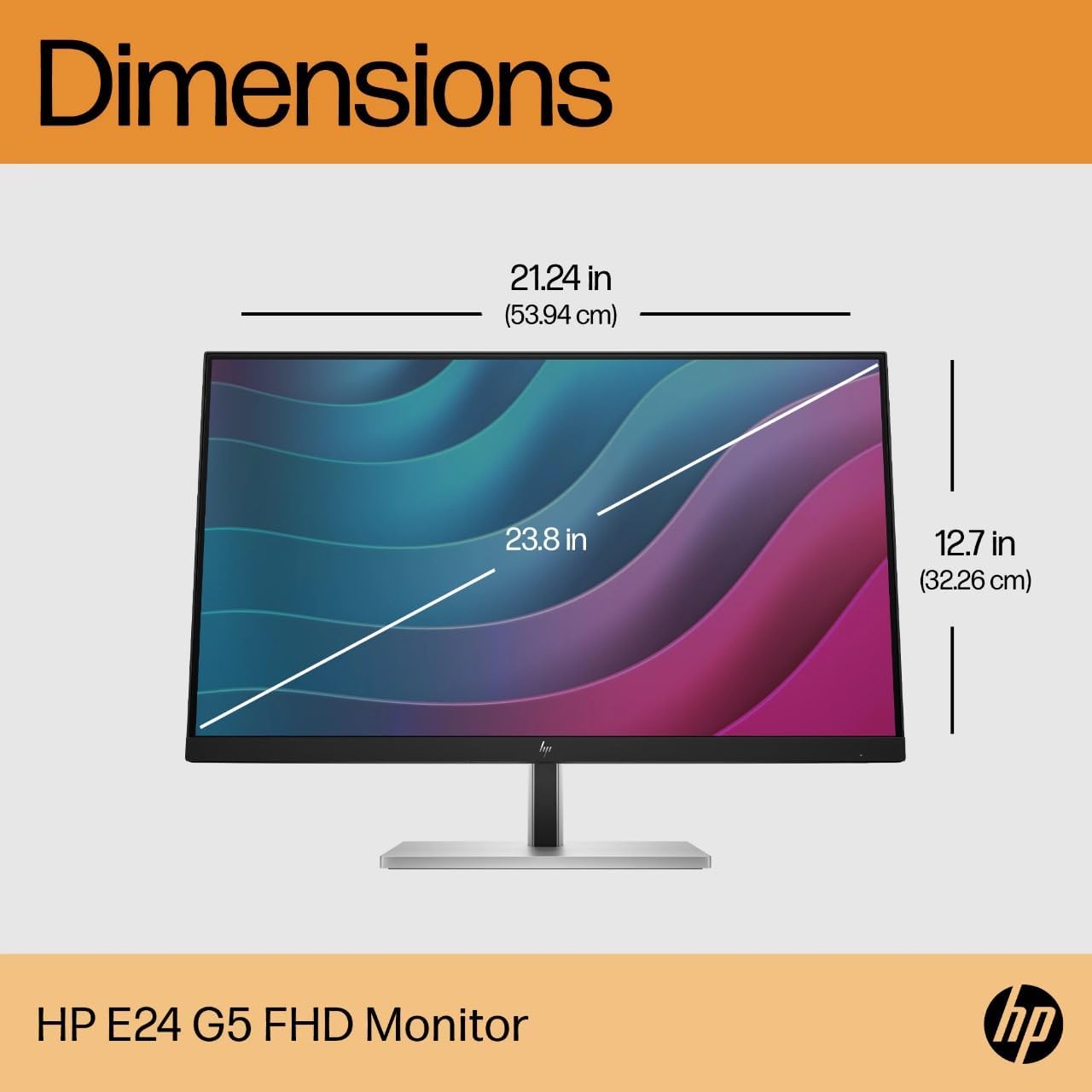 HP E24 G5 23.8 FHD Monitor product image 5
